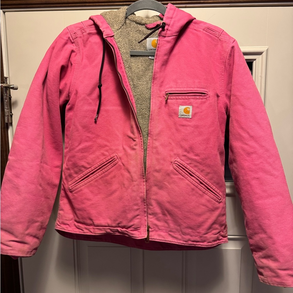Carhartt Tan Fleece Jacket